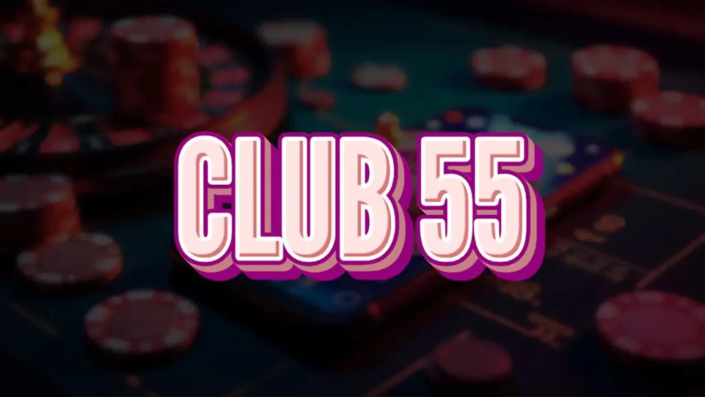 illustration text 'club 55'