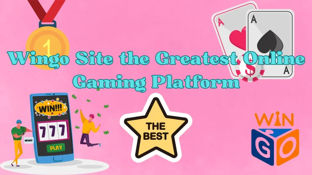 illustration text 'site greatest gaming platform'